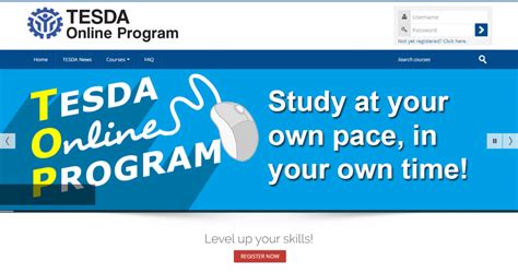 tesda.gov.ph login|tesda free training courses.